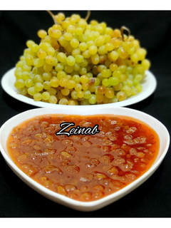 عکسی از دستور مربای انگور