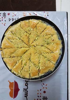 صورة لوصفة بقلاوة مقرمشة لأول مرة