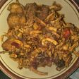 Ayam suwir pedas manis
