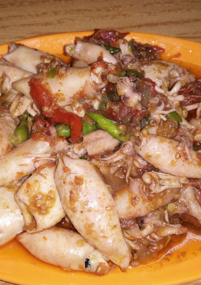 Foto resep Cumi Asin Sambal Dadak