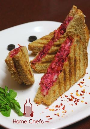 A picture of Healthy Paneer Sandwich.