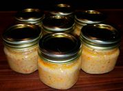 A picture of crab meat soup