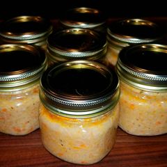 A picture of Mike's Lobster Crab Bisque.