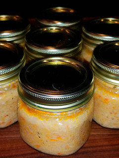 A picture of Mike's Lobster Crab Bisque.