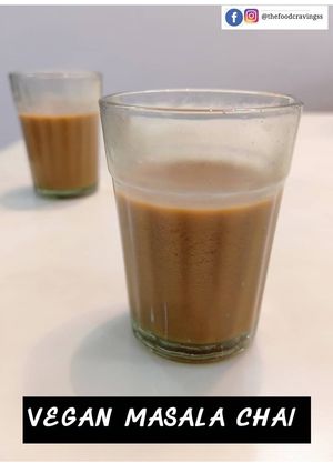 A picture of Vegan masala chai.