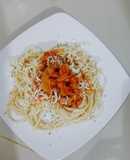 Pasta Spaghetti saos bolognase homemade