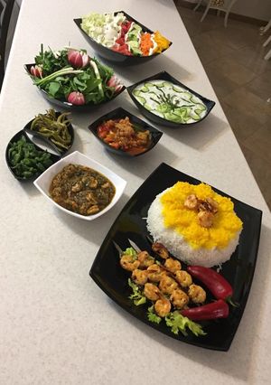 عکسی از دستور قلیه میگو