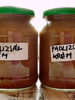 Padlizsán krém tartósítva recept fotója
