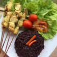 (Eat Clean Menu) Sate Ayam + Sambal Bawang