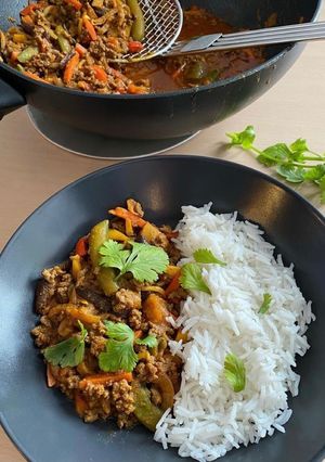 Une photo de Boeuf haché à l'asiatique