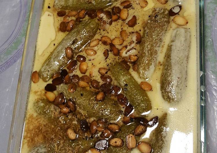 كوسا باللبن او شيخ المحشي