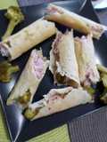 Cannoli di parmigiano con prosciutto cotto crescenza e broccoli