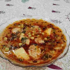 A picture of Green Peas ki sabji.