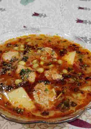 A picture of Green Peas ki sabji.