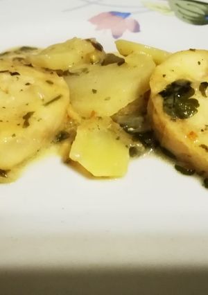 Una foto de Merluza en salsa verde