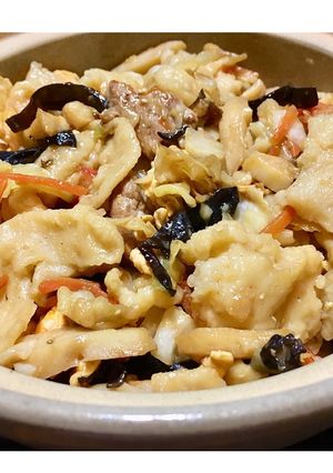 什錦炒麵疙瘩 的食譜成品照片
