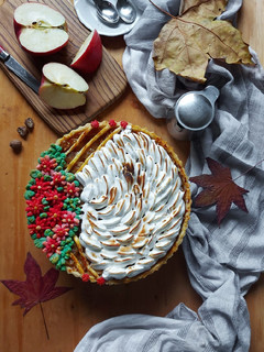 Foto resep Apple Pie (w/ Meringue topping) || Pie Apel dengan krim Meringue
