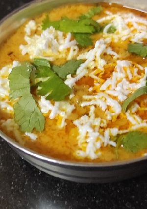 A picture of Sweet corn sabzi.