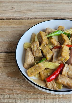 Foto resep Oseng Tahu Tempe Putren