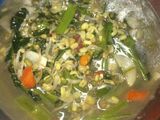 Tumis kuah kangkung