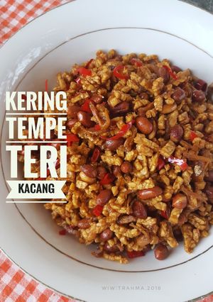 Foto resep Kering tempe kacang teri