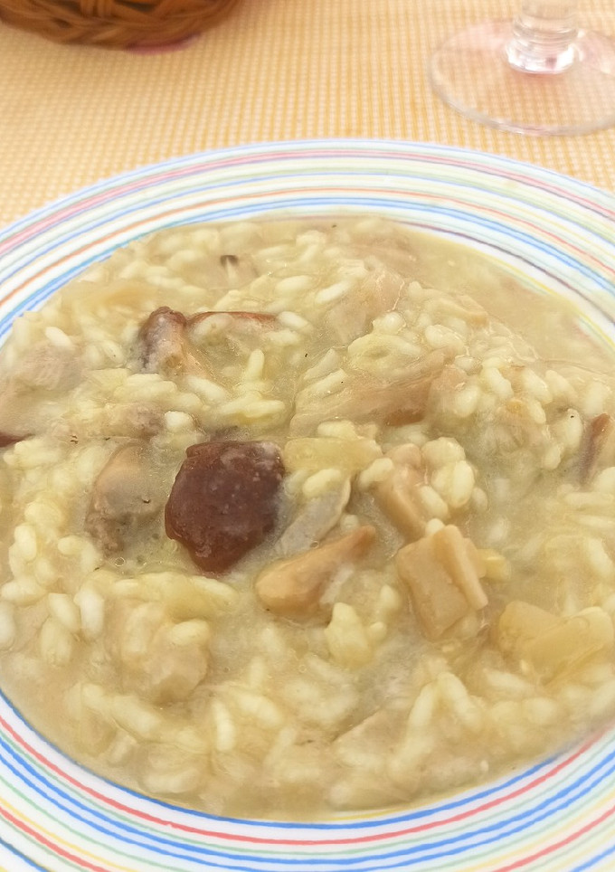 Una foto de Risotto de boletus