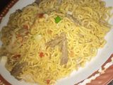 Stir fry chicken noodles