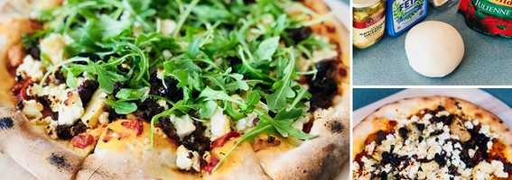 Mediterranean Pizza with Wagyu Sausage