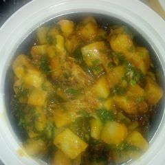 A picture of Yam porrage.