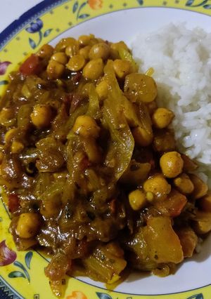 Una foto de Curry de garbanzos - Vegan 🌱 Sin tacc ❌