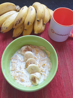 A picture of BananaReceipe#themechallenge.