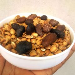 A picture of Aki na Ukwa(Palm Kernel Nut and Toasted African Bread Fruit).