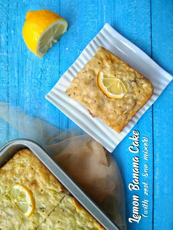 Langkah Mudah untuk Menyiapkan Resep Lemon Banana Cake (with lemon zest &amp;simple no mixer) yang Lezat Anti Ribet, Uenak Banget