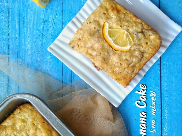 Cara Mudah Membuat Resep Lemon Banana Cake (with lemon zest &amp;amp;simple no mixer) yang Bikin Ngiler Anti Ribet, Menggugah Selera