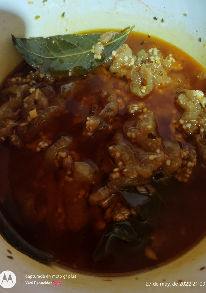 Una foto de Berenjenas al escabeche 😋🥰