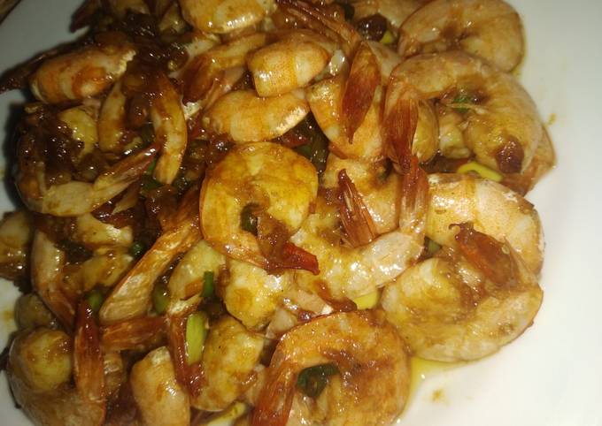 Udang Goreng Mentega Spicy (Pedas)