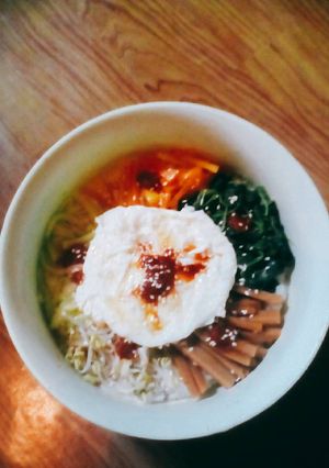 Foto resep Bibimbap (nasi campur korea)