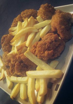 صورة لوصفة اجنحه دجاج مقرمش ولذيذ🍗😋💕
