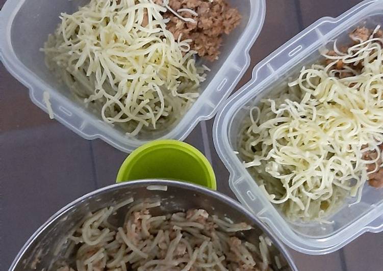 Spagheti Bolognese (mpasi friendly 9+) foto resep utama