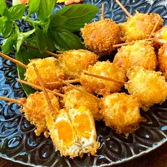 A picture of Japanese Soft Quail Egg Fry.