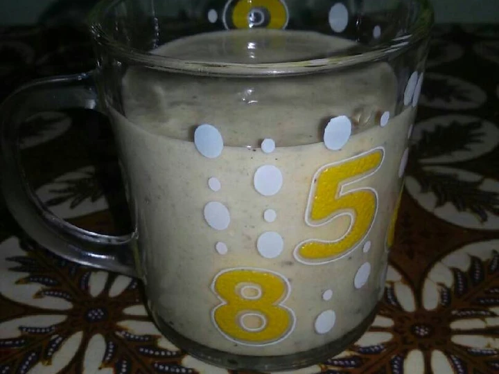 Cara Mudah Menyiapkan Resep  Smoothie pisang+kurma+oatflakes #alaNakKairo yang Lezat Sekali, Enak Banget