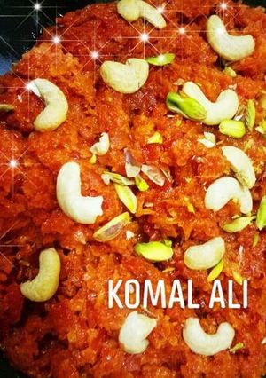A picture of Gajar ka Halwa.