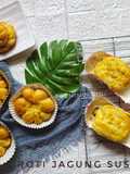 Roti Jagung Susu Keju (Eggless)