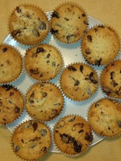 Csokis-meggyes muffin recept II recept fotója