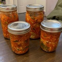 Authentic Easy Kimchi (shellfish-free) A picture of Authentic Easy Kimchi (shellfish-free).