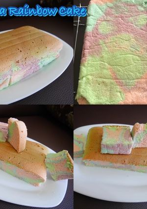 Foto resep Ogura Rainbow Cake