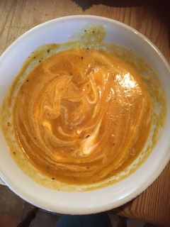 A picture of Spicy butternut soup.