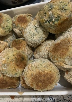 Una foto de Croquetas papá y espinaca