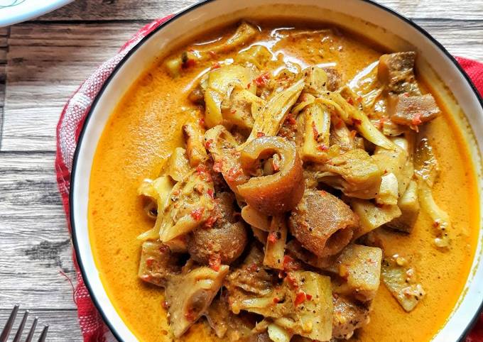 Resep Gulai Kikil Tunjang Khas Minang Oleh Beranda Aqlan Cookpad