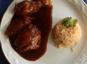Una foto de Pollo a los 3 chiles